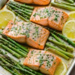 Sheet Pan Salmon and Asparagus