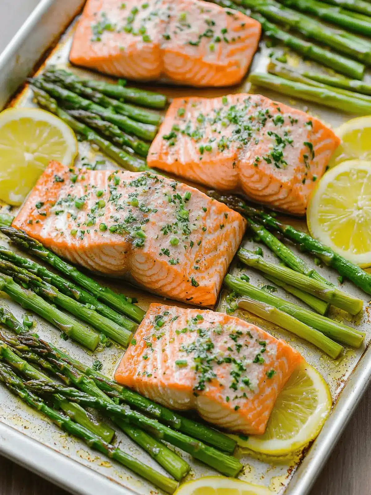 Sheet Pan Salmon and Asparagus
