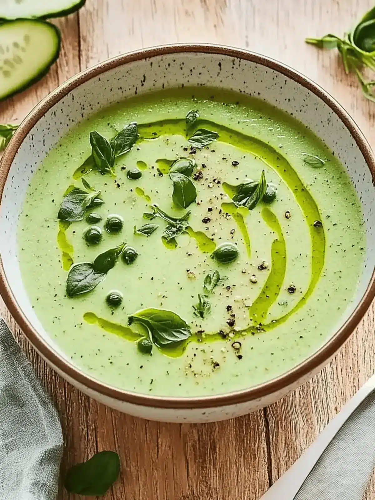 Chill Out with This Refreshing Cucumber Soup Recipe 4 Cucumber soup