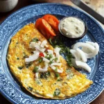 Kerala-Style Spicy Coconut-Ginger Omelette