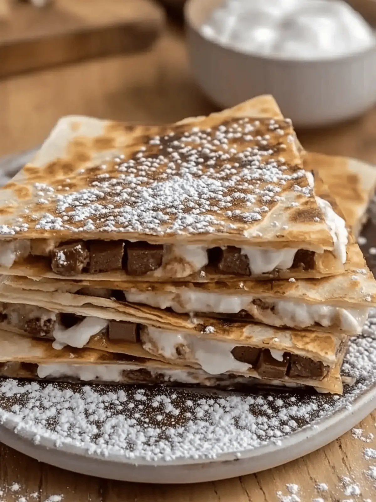 Homemade Blackstone S’mores Quesadilla for Sweet Adventures 2 Homemade Blackstone S’mores Quesadilla