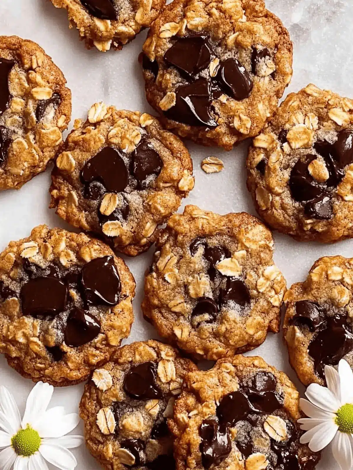 Brown Butter Oatmeal Choc Chip Cookies (easy!)