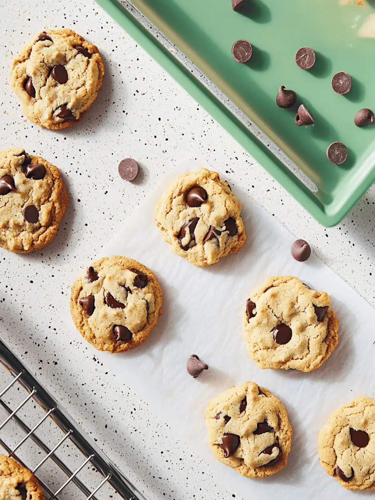 Gluten-Free Almond Flour Chocolate Chip Cookies
