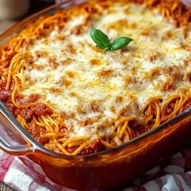 Best Baked Spaghetti