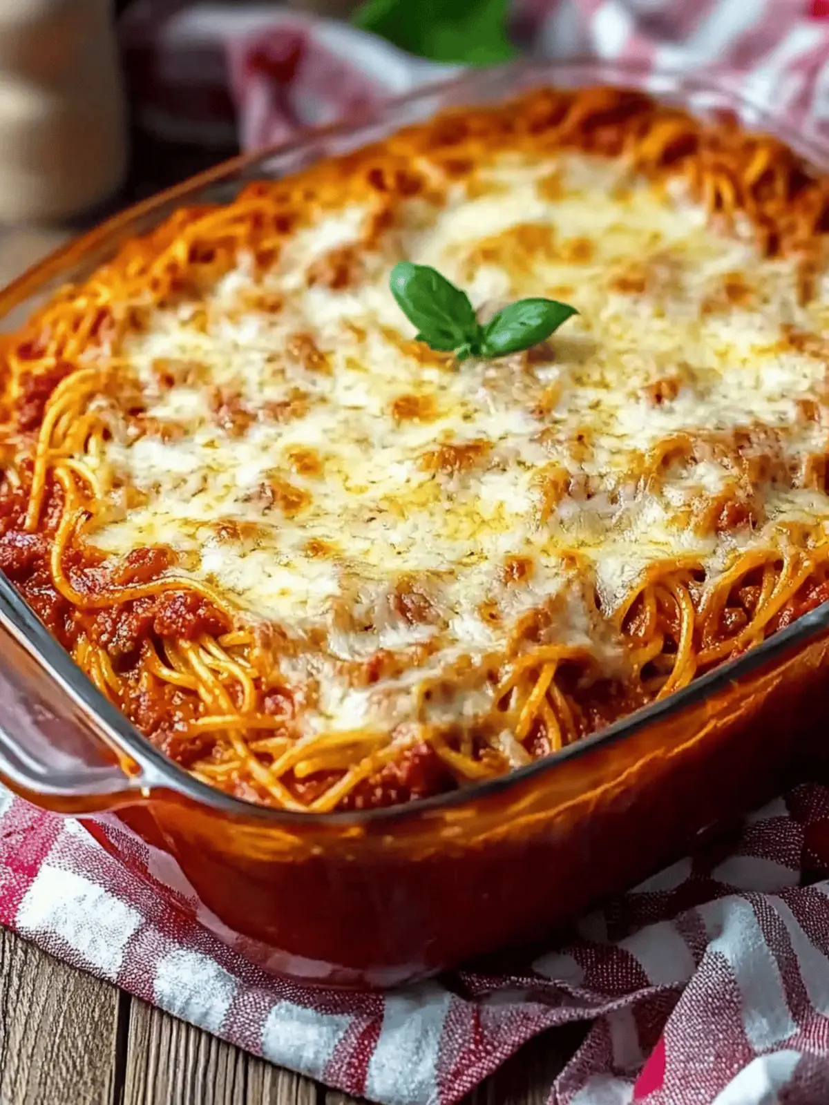 Best Baked Spaghetti