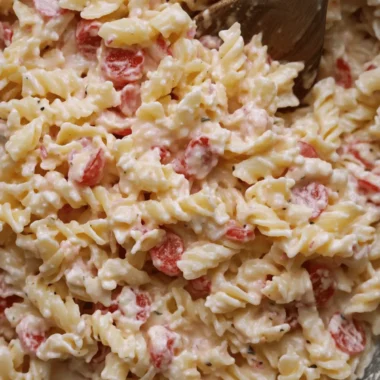 Cheesy Pimento Pasta Salad