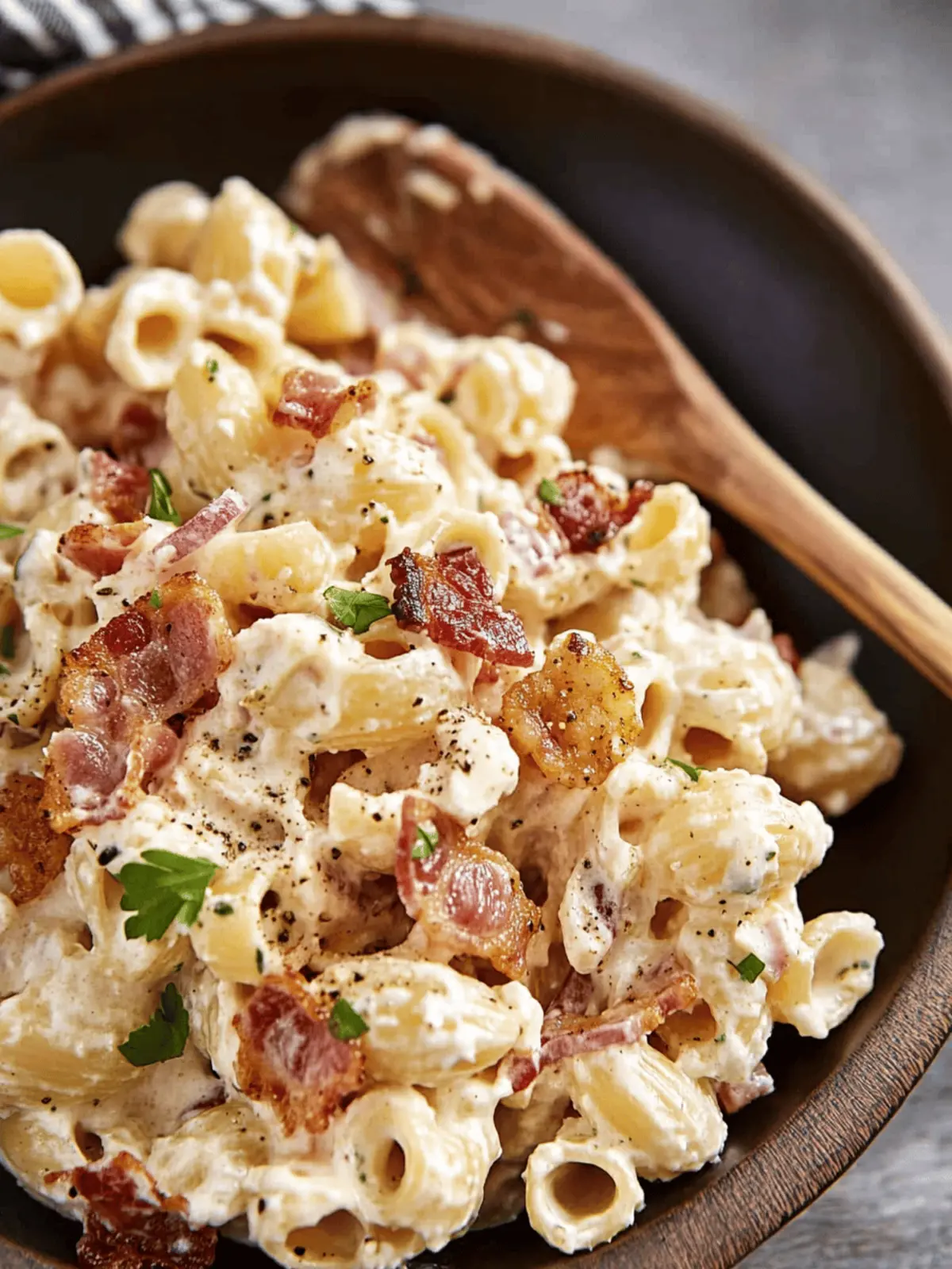 Creamy Bacon Cheddar Ranch Pasta Salad for Ultimate BBQ Bliss 3 Creamy Bacon Cheddar Ranch Pasta Salad