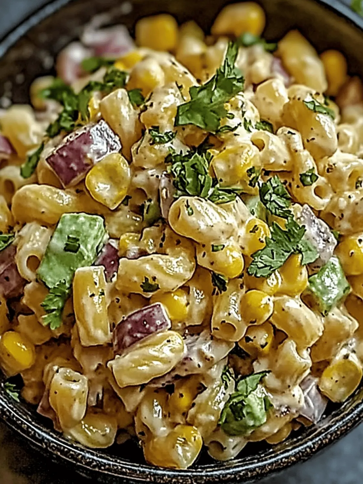 Mexican Street Corn Pasta Salad is a must-try dish!