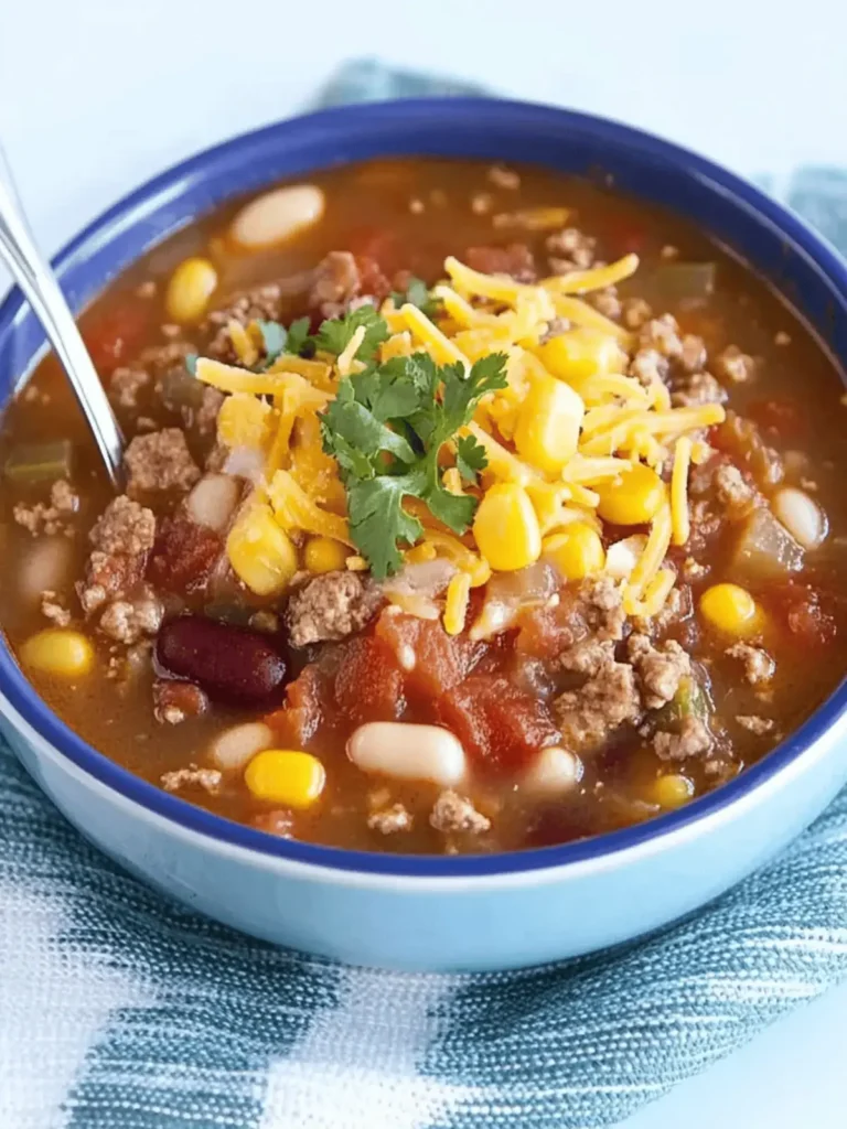 Crock Pot Taco Soup - A Cozy Family Favorite for Busy Nights 3 Crock Pot Taco Soup