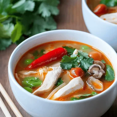 Hot and Sour Chicken Soup