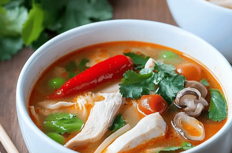 Hot and Sour Chicken Soup