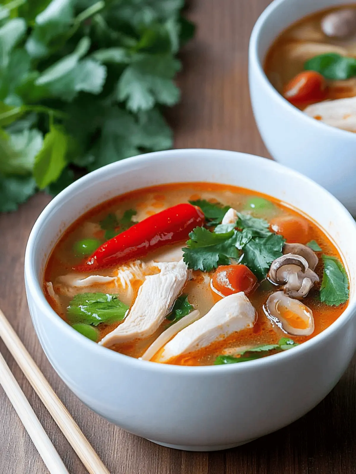 Hot and Sour Chicken Soup