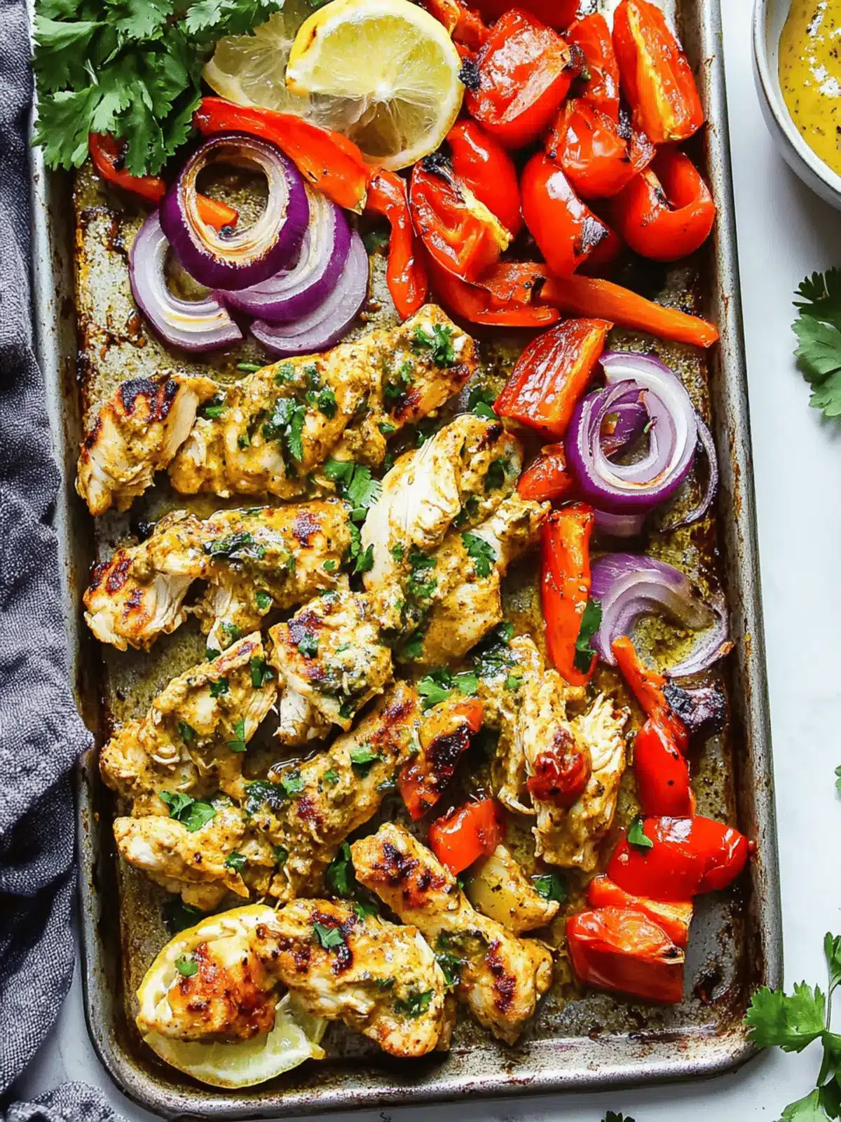 Flavorful Chicken Shawarma Sheet Pan Dinner for Busy Nights 2 Chicken Shawarma Sheet Pan Dinner