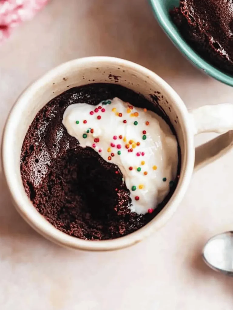 Microwave Chocolate Mug Brownie