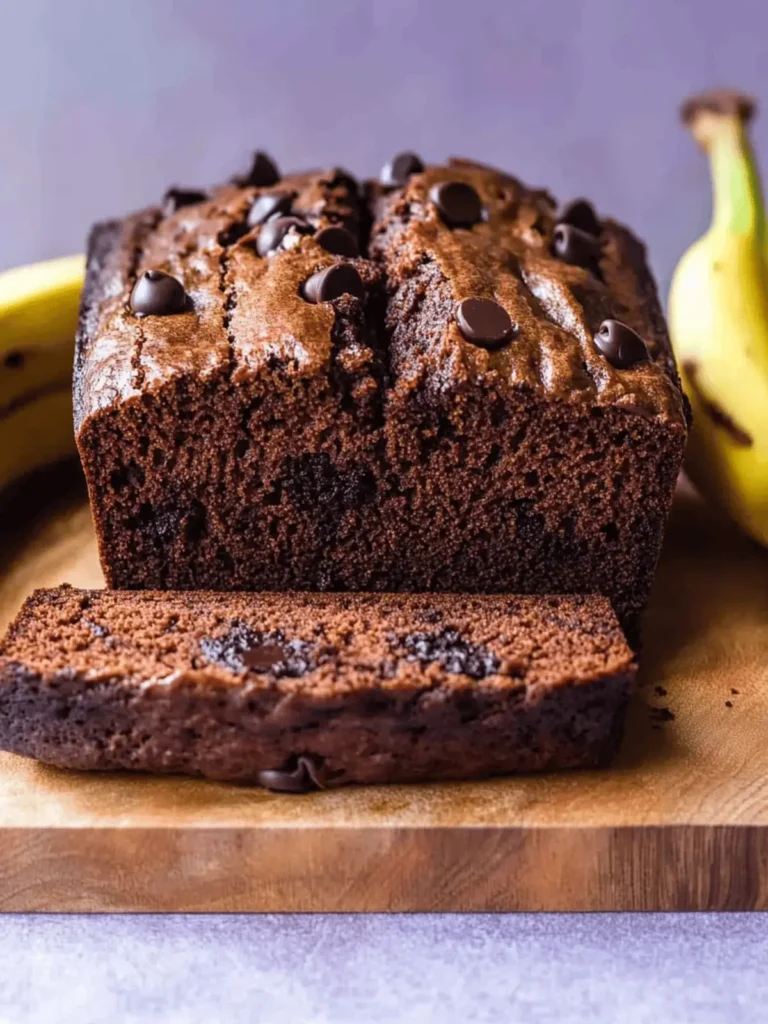 Irresistible Chocolate Chocolate Chip Sour Cream Banana Bread 2 Chocolate Chocolate Chip Sour Cream Banana Bread