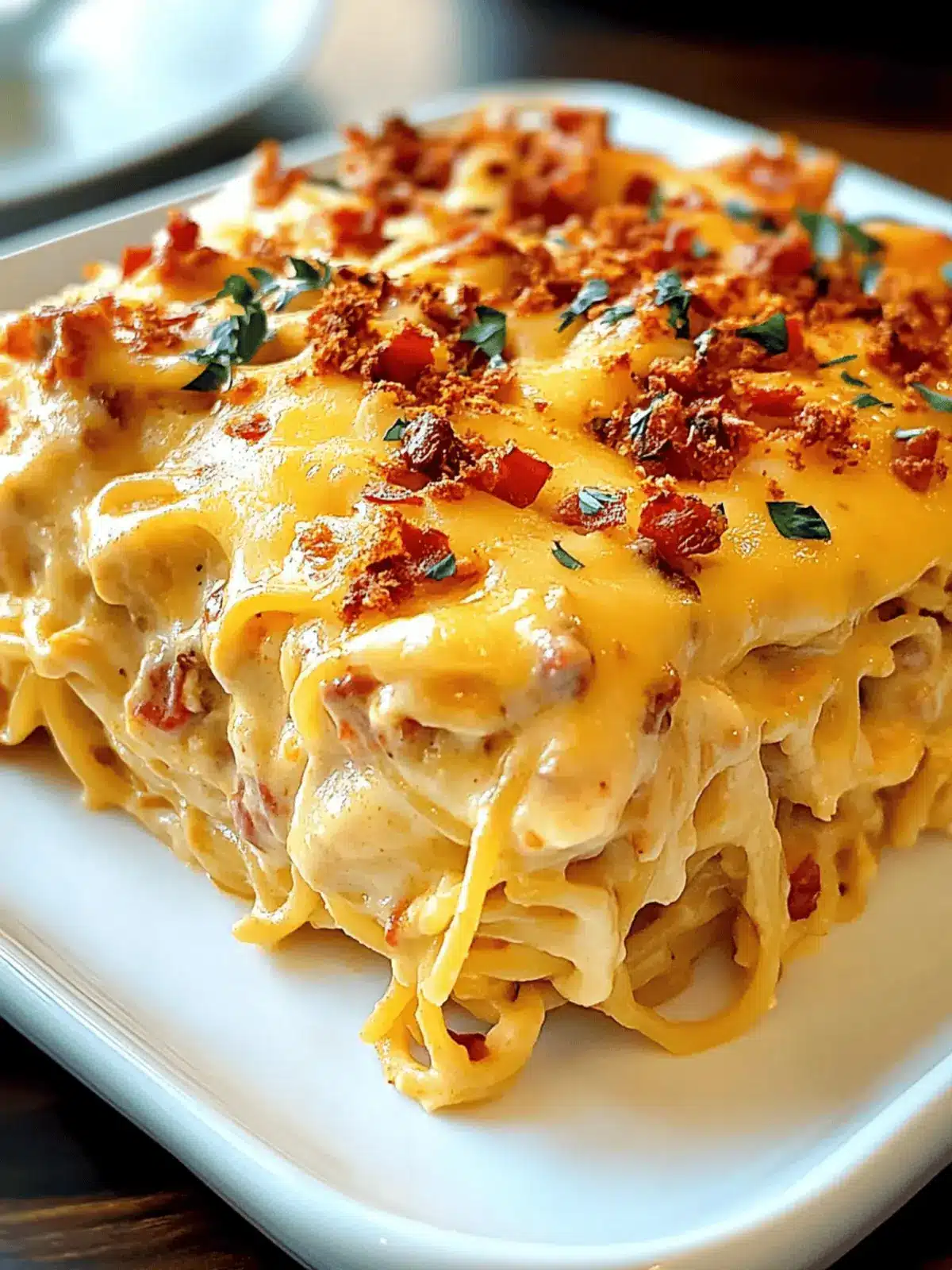 Irresistible Spicy Southern Cheesy Chicken Spaghetti Casserole