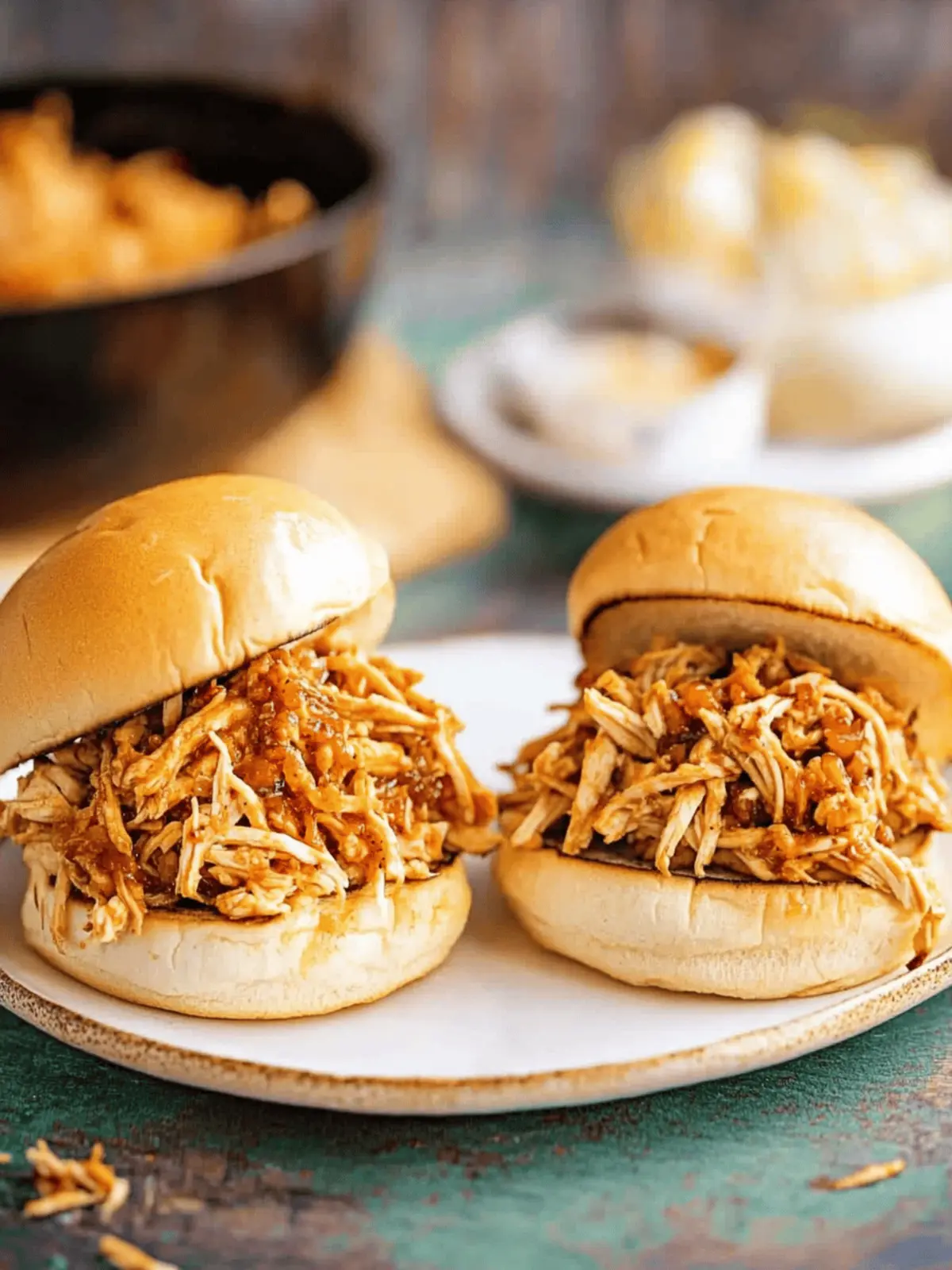 Easy and Tasty Barbecue Chicken Sandwiches in the Crock Pot