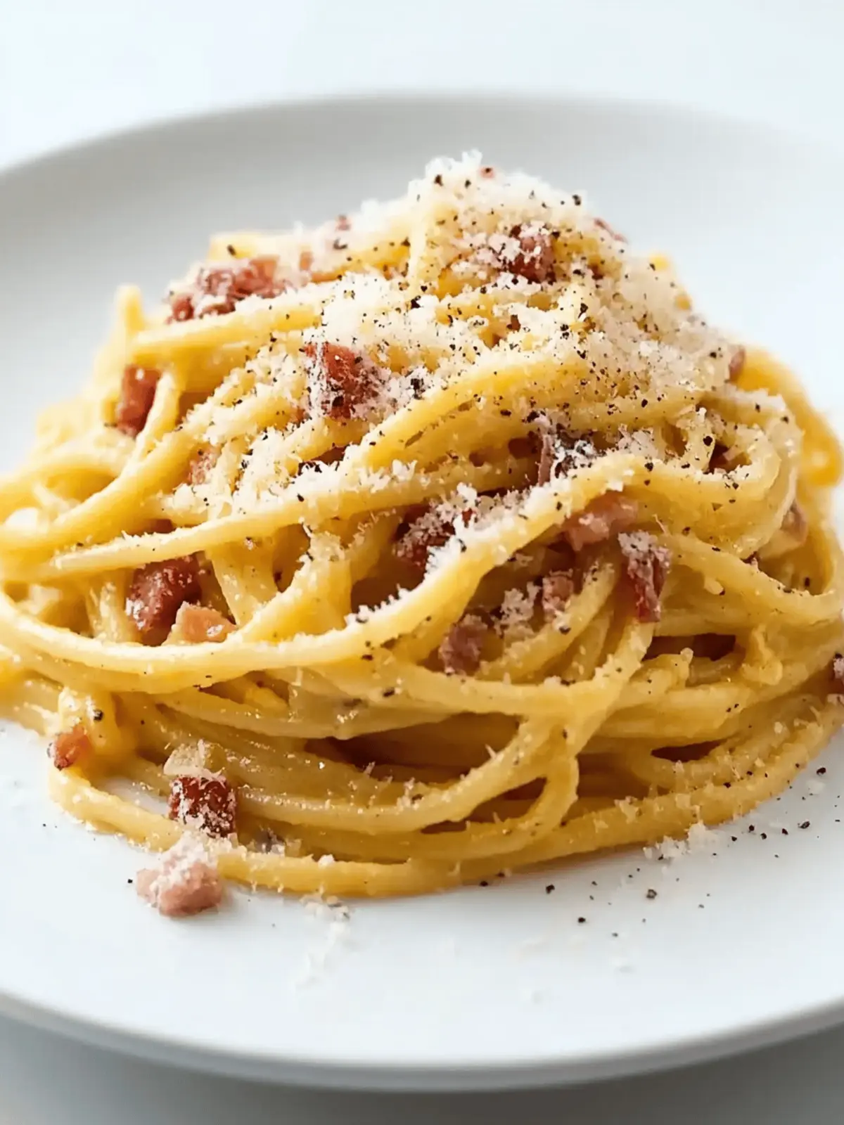 Rich Authentic Spaghetti Carbonara