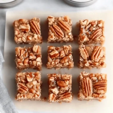 Classic Maple Pecan Bars