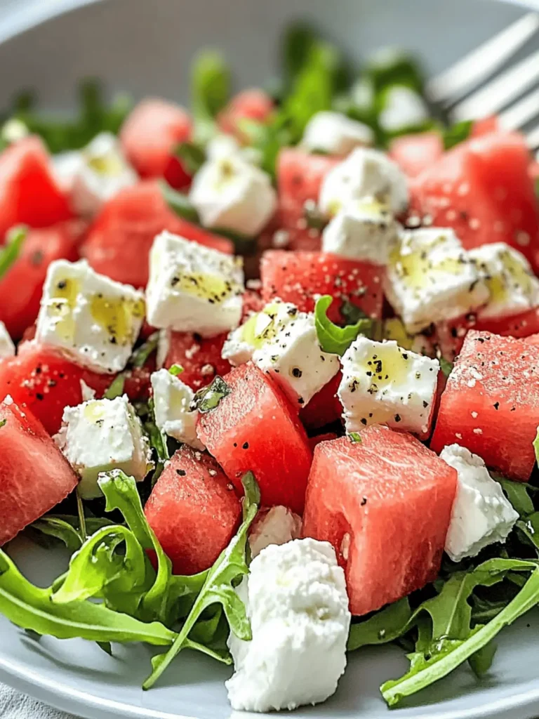 Zesty Watermelon Salad with Feta for Summer Bliss 2 Watermelon Salad