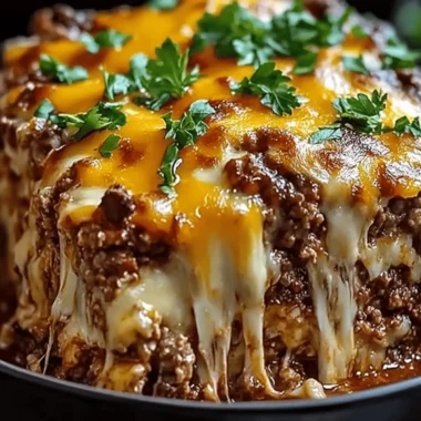 Cheesy Loaded Meatloaf Casserole
