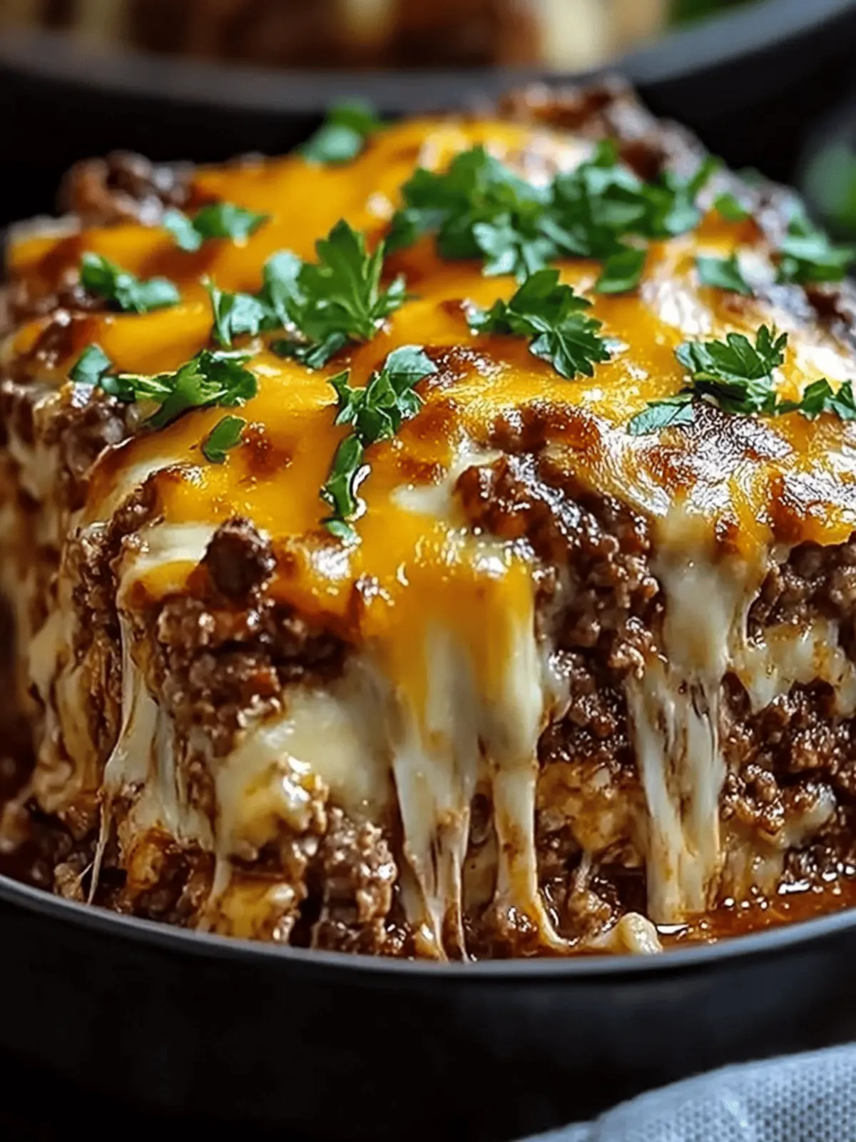 Cheesy Loaded Meatloaf Casserole