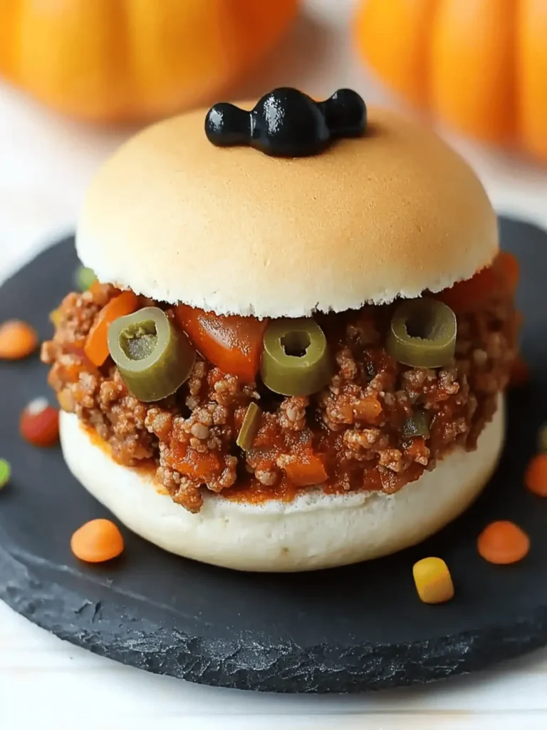 Spooky Halloween Sloppy Joes That Kids Will Love 2 Spooky Halloween Sloppy Joes