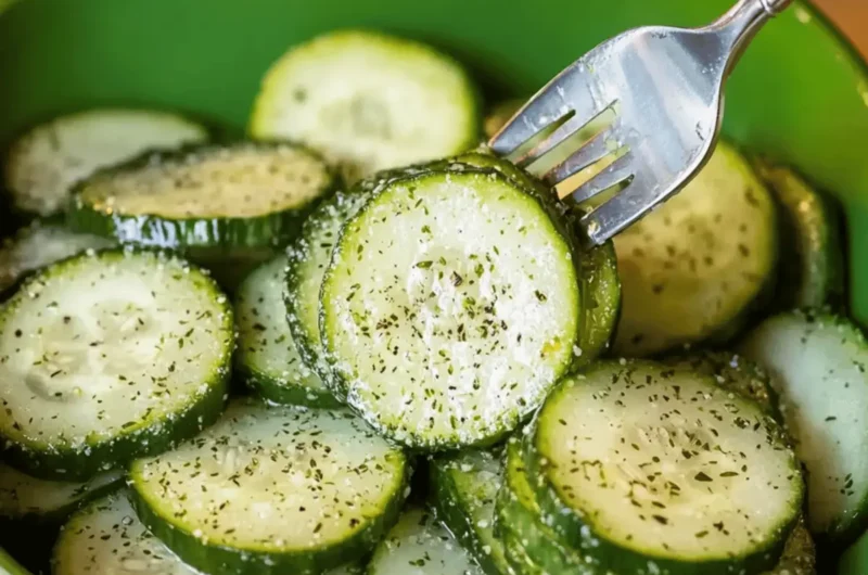 Danish Pickled Cucumbers (Syltede Agurker)