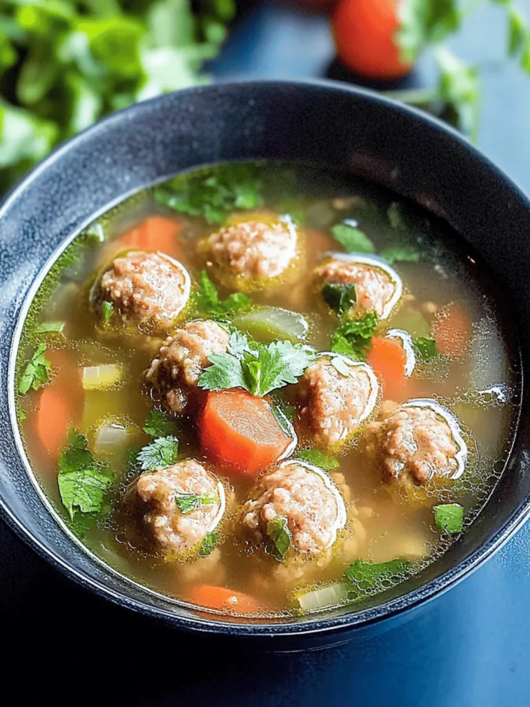Hearty Traditional Mexican Albondigas Soup with Fresh Mint & Veggies 3 Traditional Mexican Albondigas Soup with Fresh Mint and Veggies