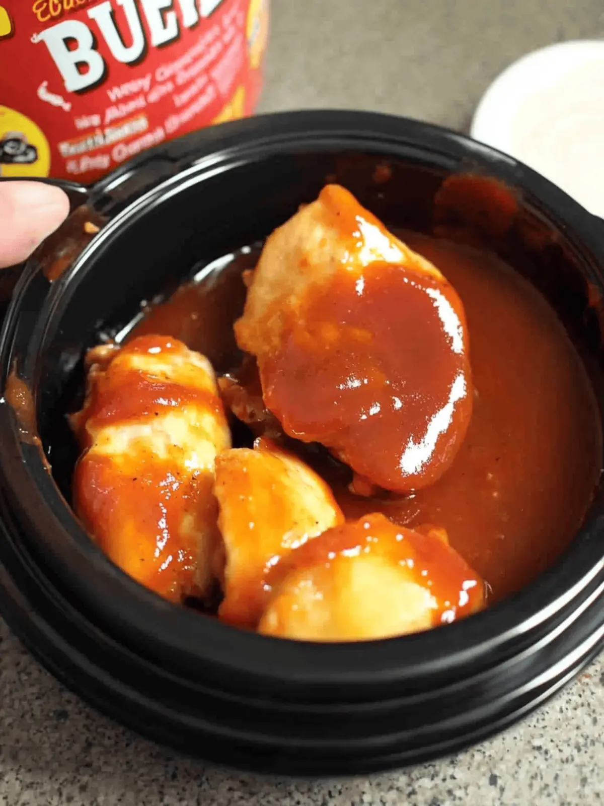 Baked BBQ Buffalo Chicken