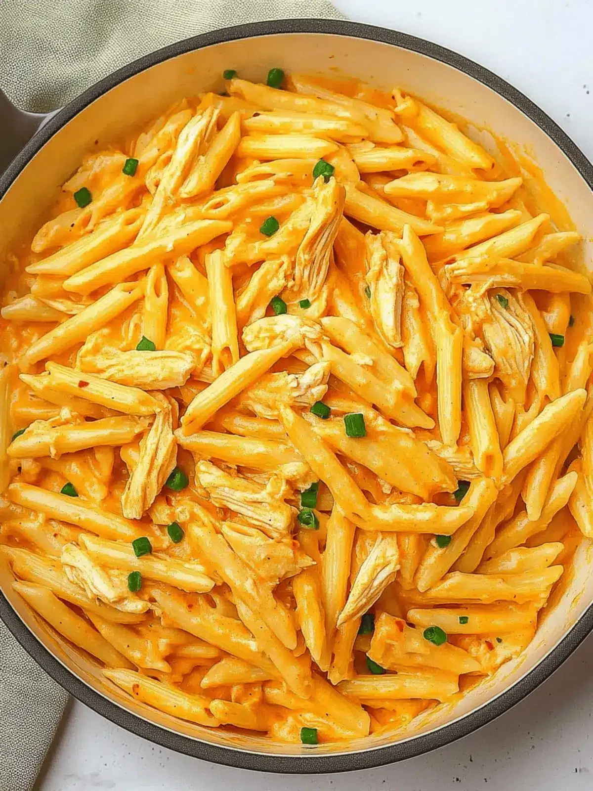 Creamy Buffalo Chicken Pasta Your Family's New Favorite Dish 4 Creamy Buffalo Chicken Pasta