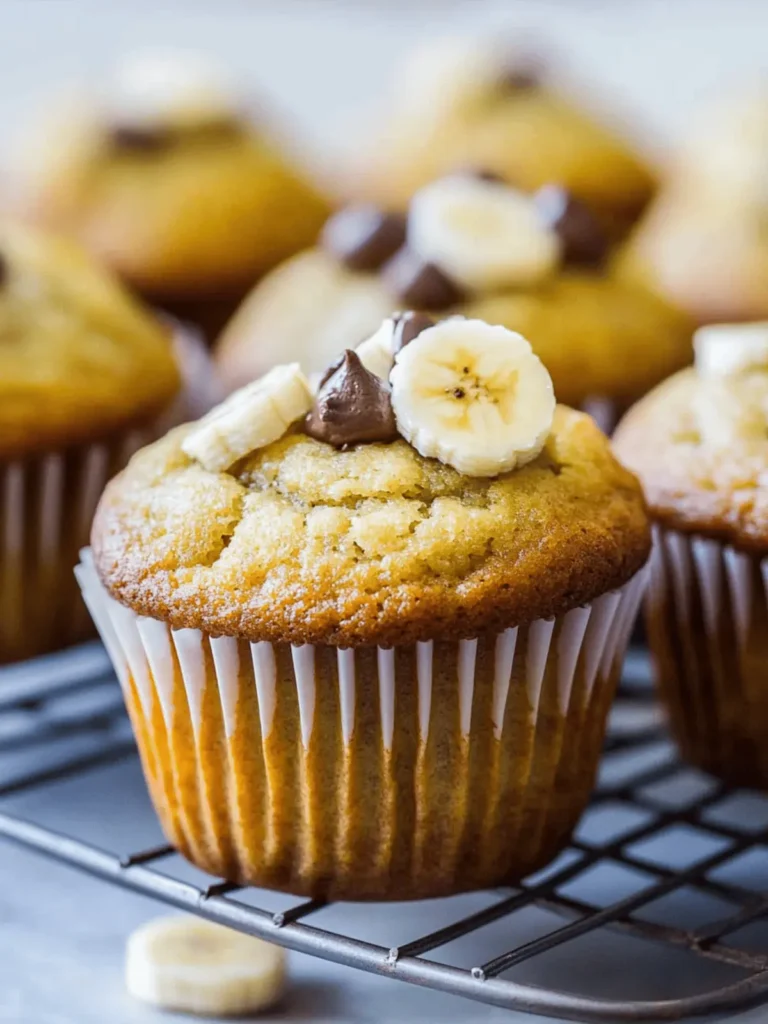 Delicious Chocolate Chip Banana Muffins Recipe in 30 Minutes 4 Banana Muffins Recipe