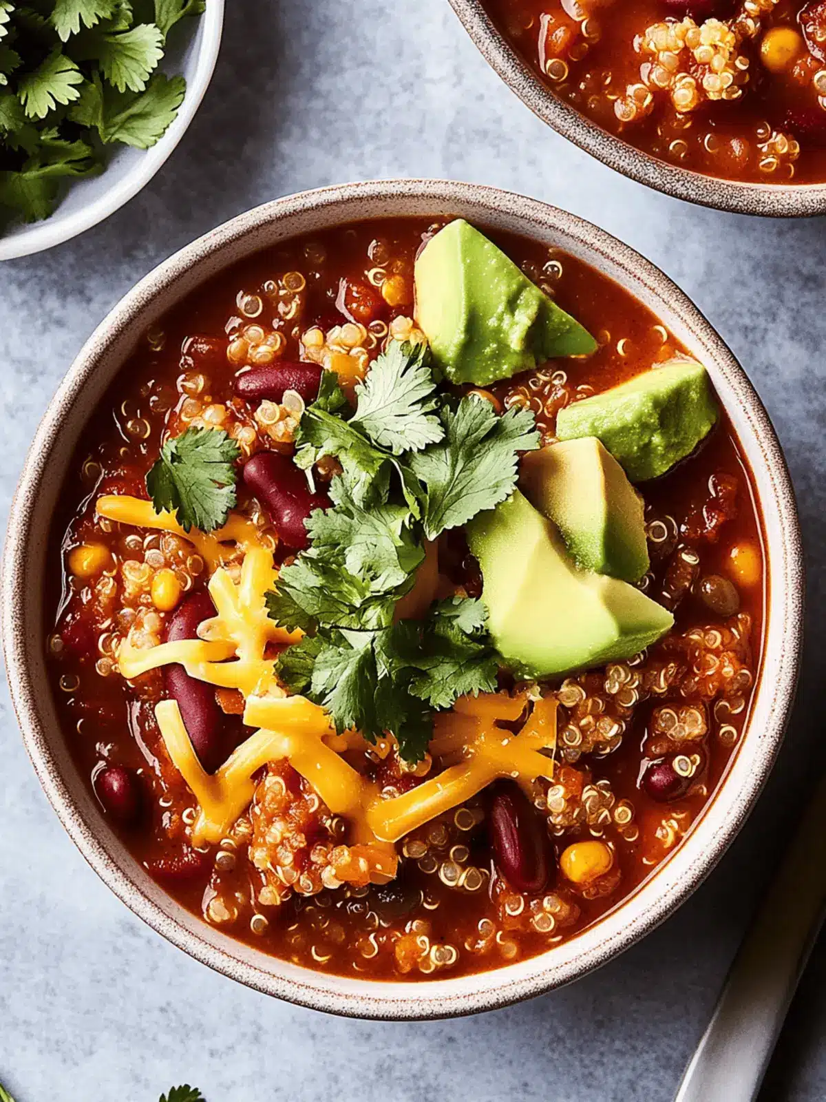 Slow Cooker Quinoa Chili