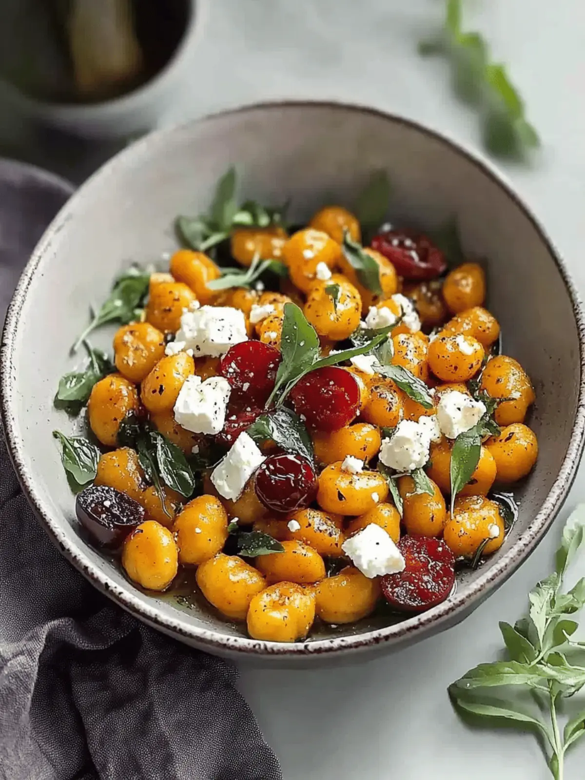 Irresistible Pumpkin Gnocchi with Feta