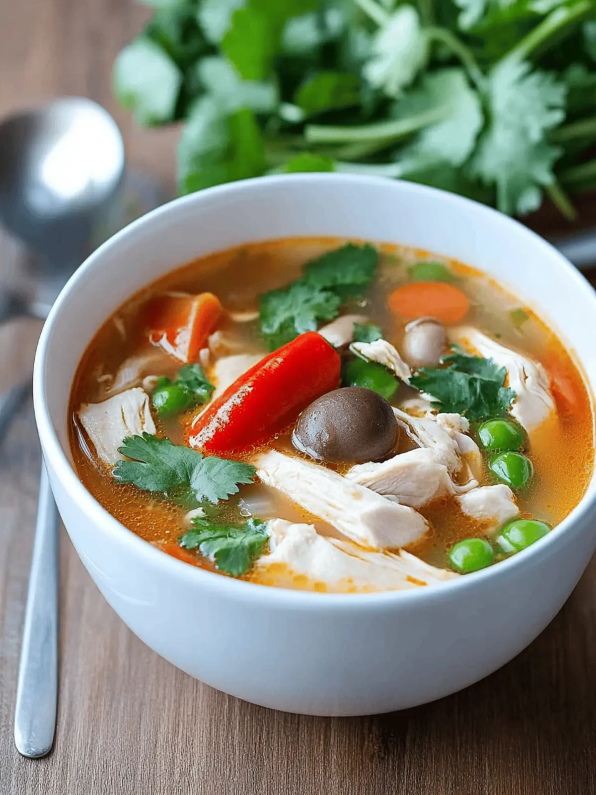 Hot and Sour Chicken Soup