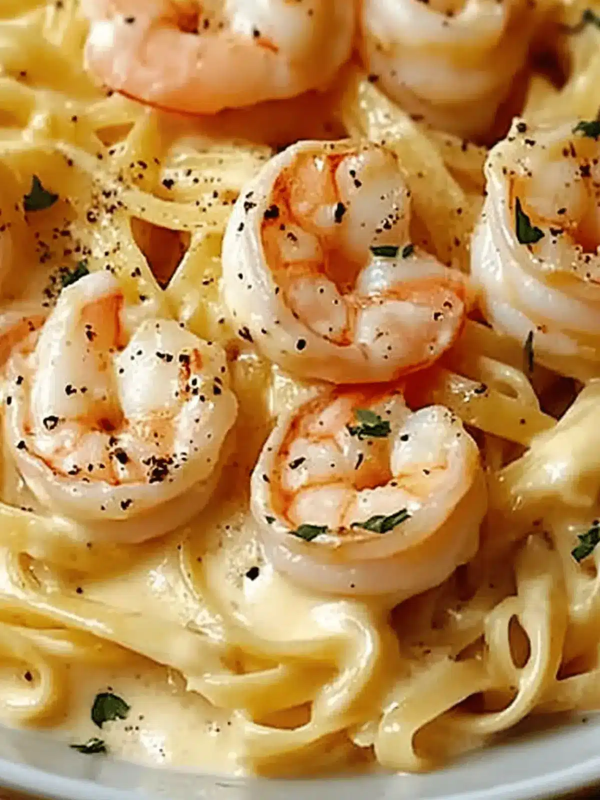 Creamy Garlic Shrimp Pasta