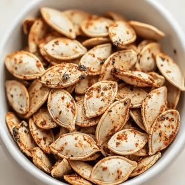 Roasted Spicy Pumpkin Seeds