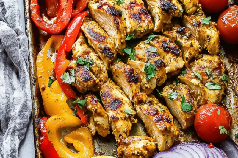 Flavorful Chicken Shawarma Sheet Pan Dinner for Busy Nights 1 Chicken Shawarma Sheet Pan Dinner