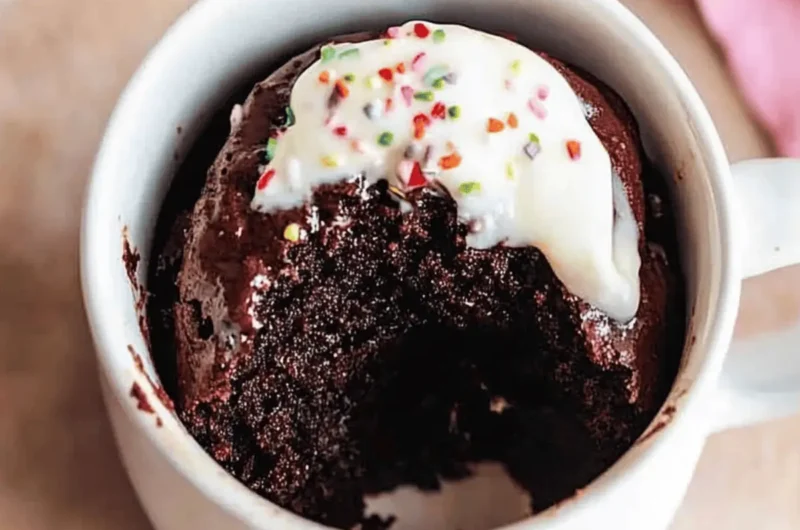 Microwave Chocolate Mug Brownie in 5 Minutes of Bliss 1 Microwave Chocolate Mug Brownie