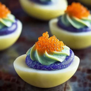Tasty Halloween Deviled Eggs