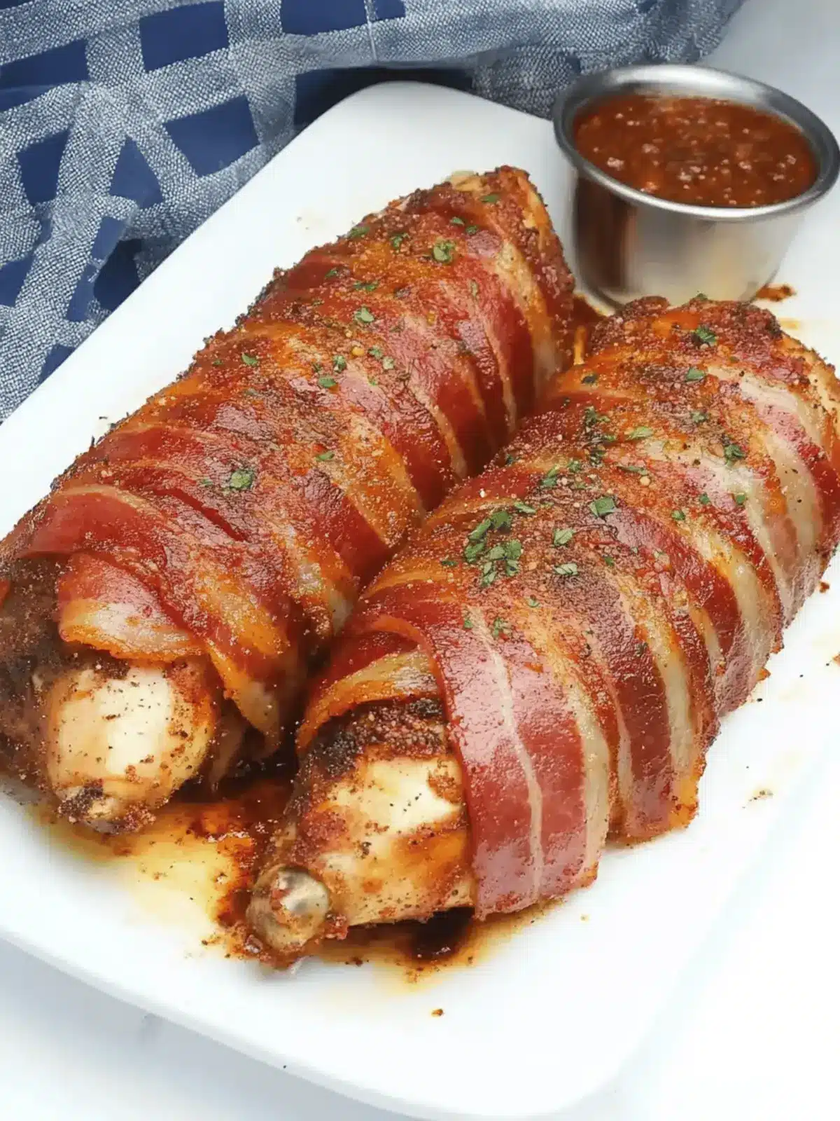 Bacon-Wrapped Chicken in the Oven