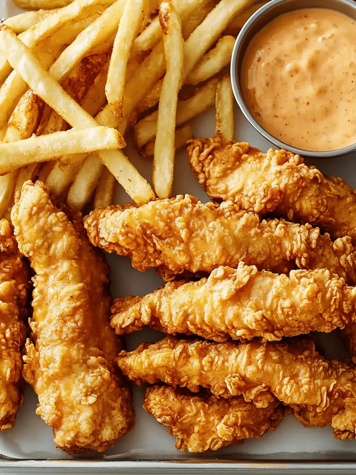 Crispy Copycat Raising Cane's Chicken & Sauce at Home 4 Copycat Raising Cane's Chicken & Sauce