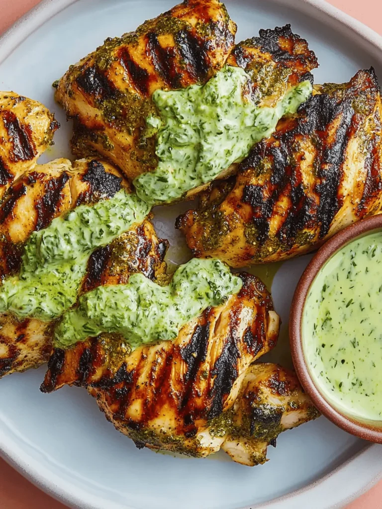 Green Goddess Grilled Chicken