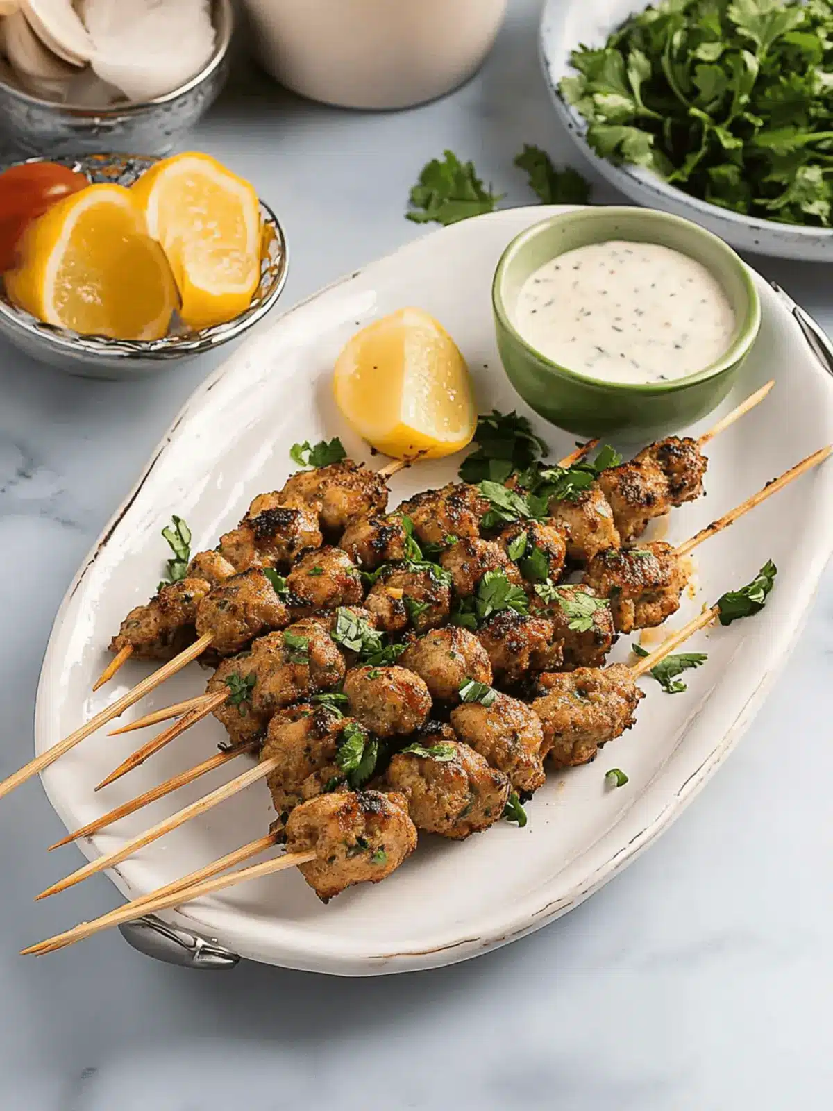 Savor the Best Middle Eastern Grilled Chicken Kofta Kebab 3 The best Middle Eastern grilled chicken kofta kebab