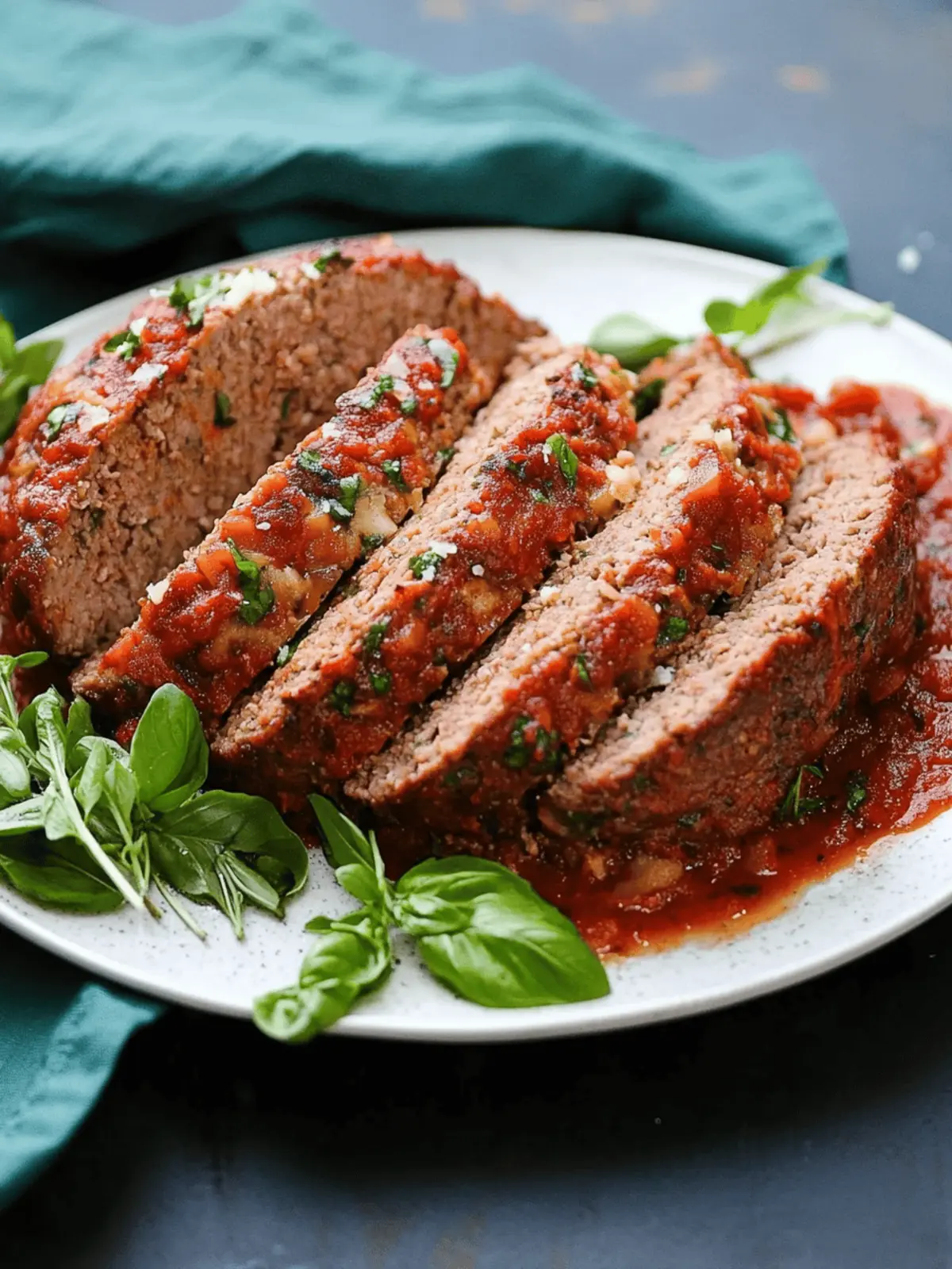 Savory Italian Meatloaf: Comfort Food in 30 Minutes 4 Italian Meatloaf