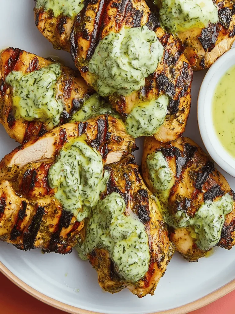 Green Goddess Grilled Chicken