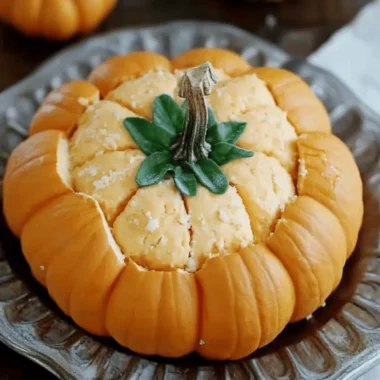 Pumpkin-Shaped Cheeseball