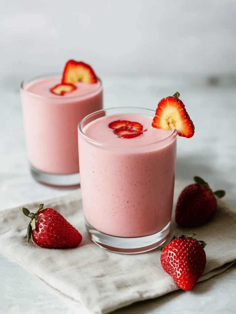 Delicious Strawberry Banana Smoothie for a Sweet Summer Treat 3 Strawberry Banana Smoothie