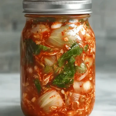 Fermented Cabbage Kimchi