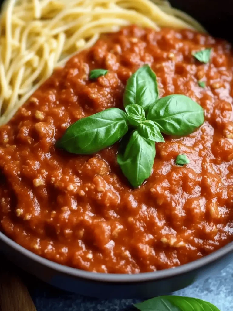 Tasty Homemade Spaghetti Sauce